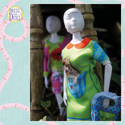 játékbaba ruha szabásminta kreatív ötlet születésnapra, ajándékba, gyerekeknek játék kislányoknak ajándék