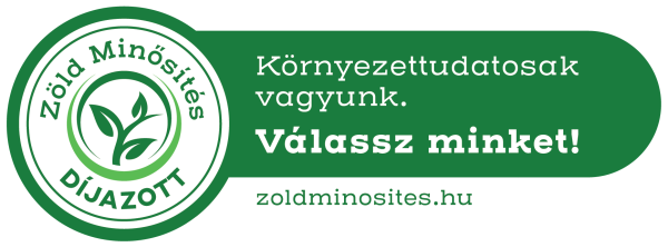 zöld minősítés díj